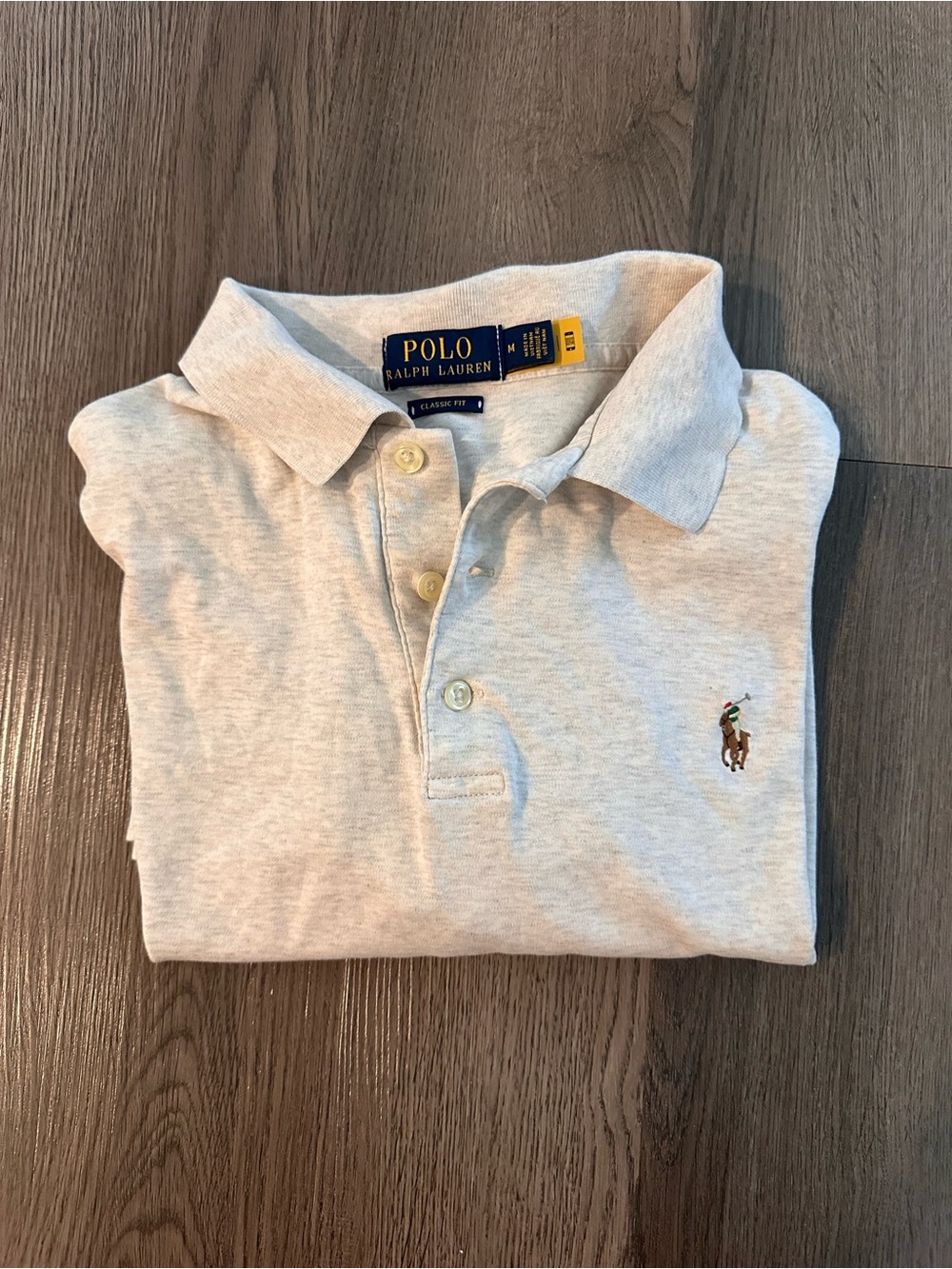Polo Ralph Lauren light beige Classic Fit short sleeve Polo Shirt